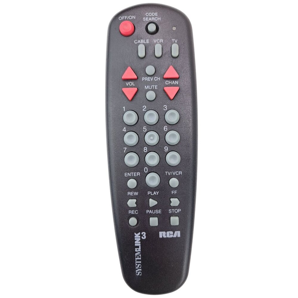 RCA Systemlink 3 Universal Remote Control RC300B VCR TV Cable Replacement OEM